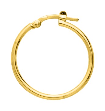 Boucle d\'oreilles Créoles plaqué or