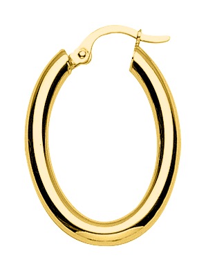 Boucle d\'oreilles Créoles plaqué or