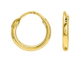 Boucle d\'oreilles Créoles plaqué or