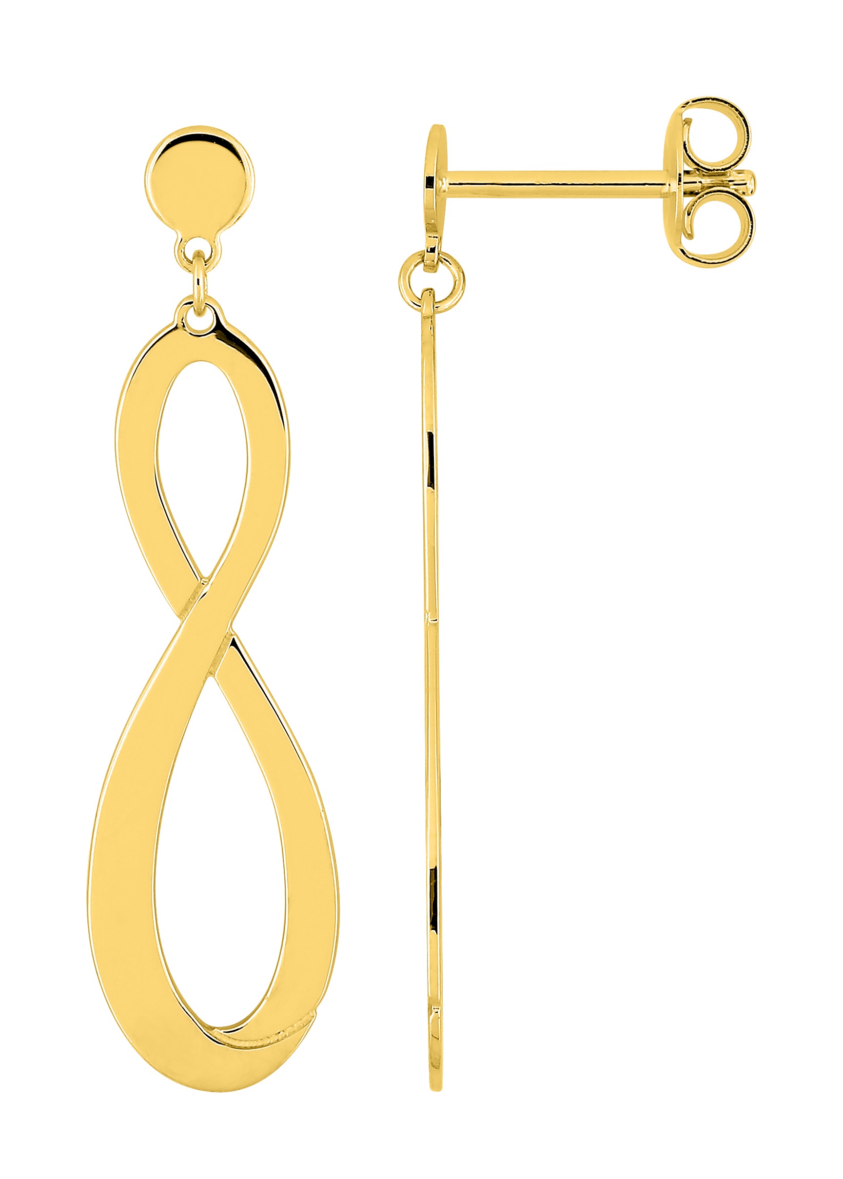 Boucle d\'oreilles pendante plaqué or