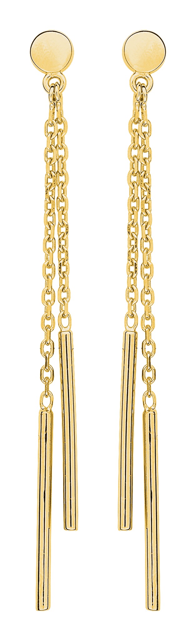 Boucle d\'oreilles pendante plaqué or