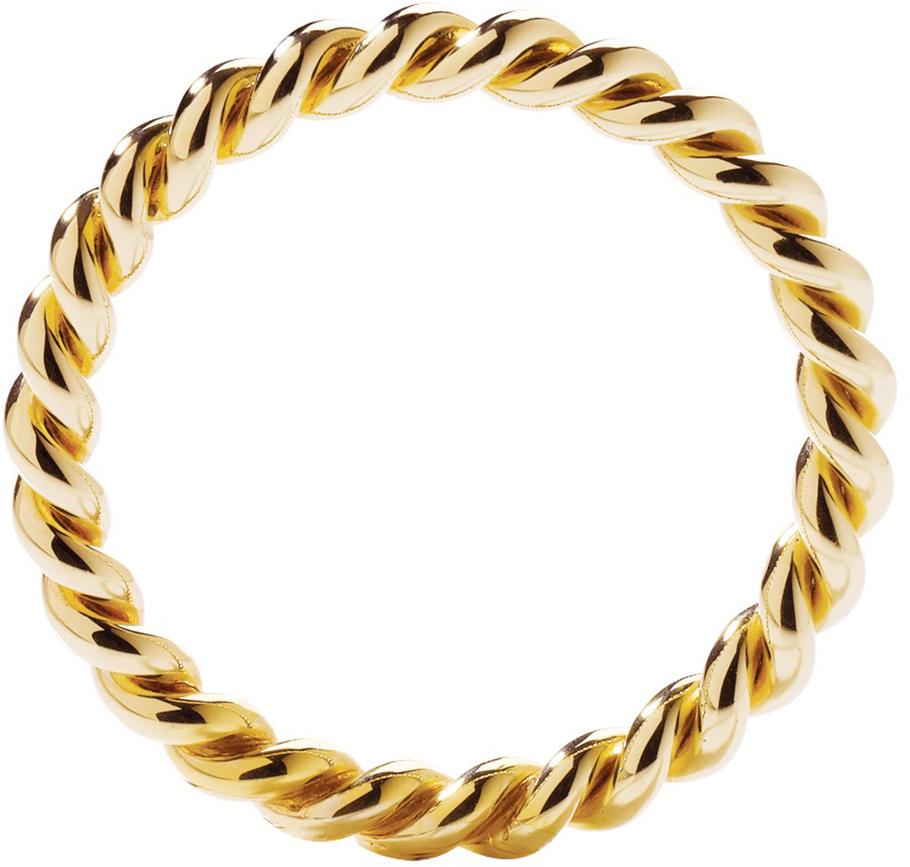Bague fil torsadé 2,55 mm · Or jaune 18 carats