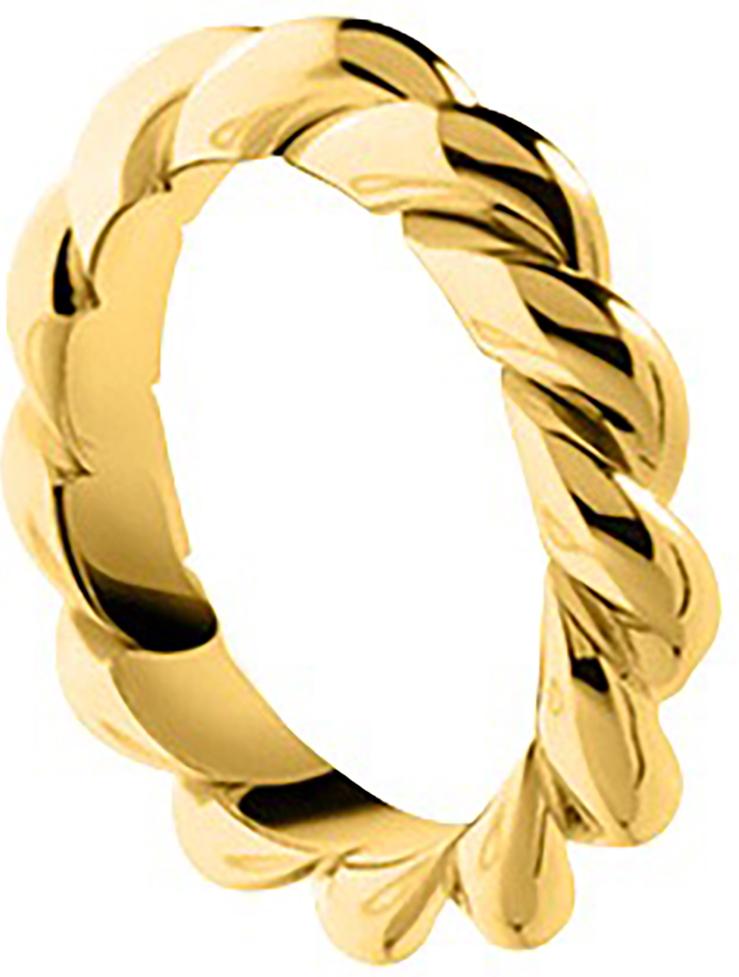 Bague torsade bombée · Or jaune 18 carats