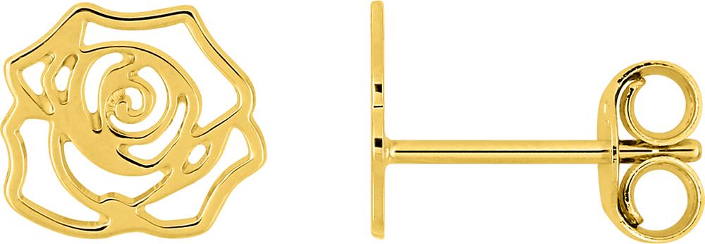 Puces 0,5 g · Or jaune 18 carats