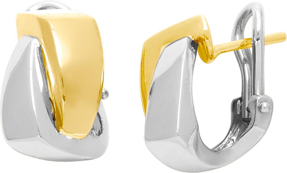 Créoles · Or jaune et gris 18 carats
