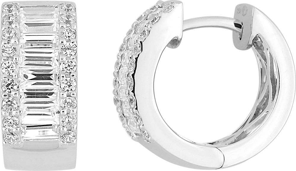 Créoles diamant 1,04 ct GH-SI · Or gris 18 carats