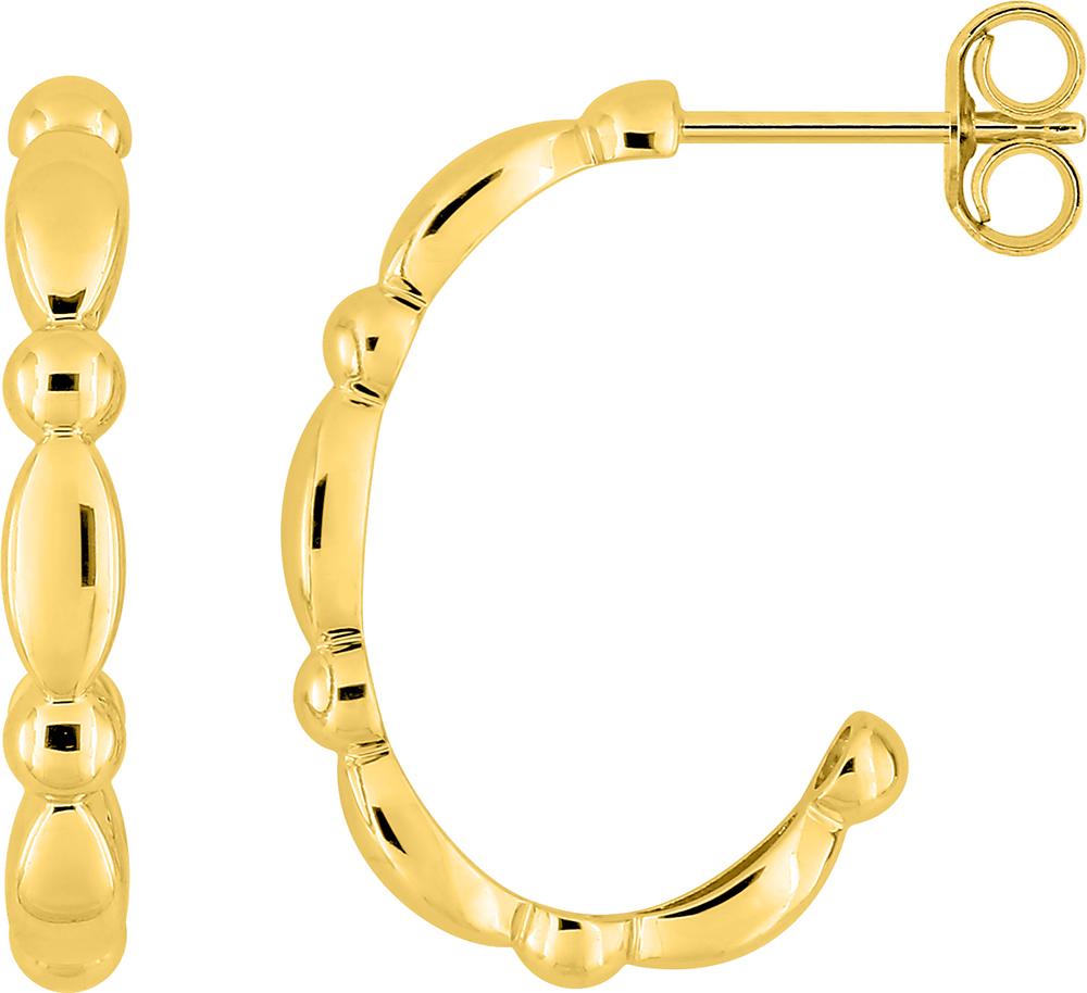 Demi-créoles 2,15 g · Or jaune 18 carats