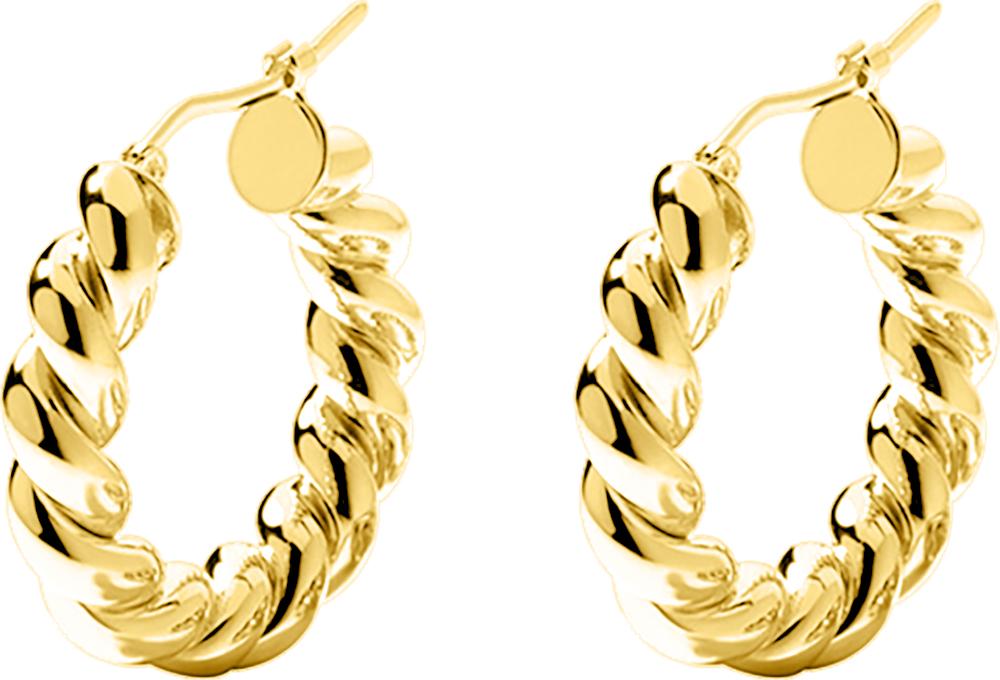 Créoles rondes · Or jaune 18 carats