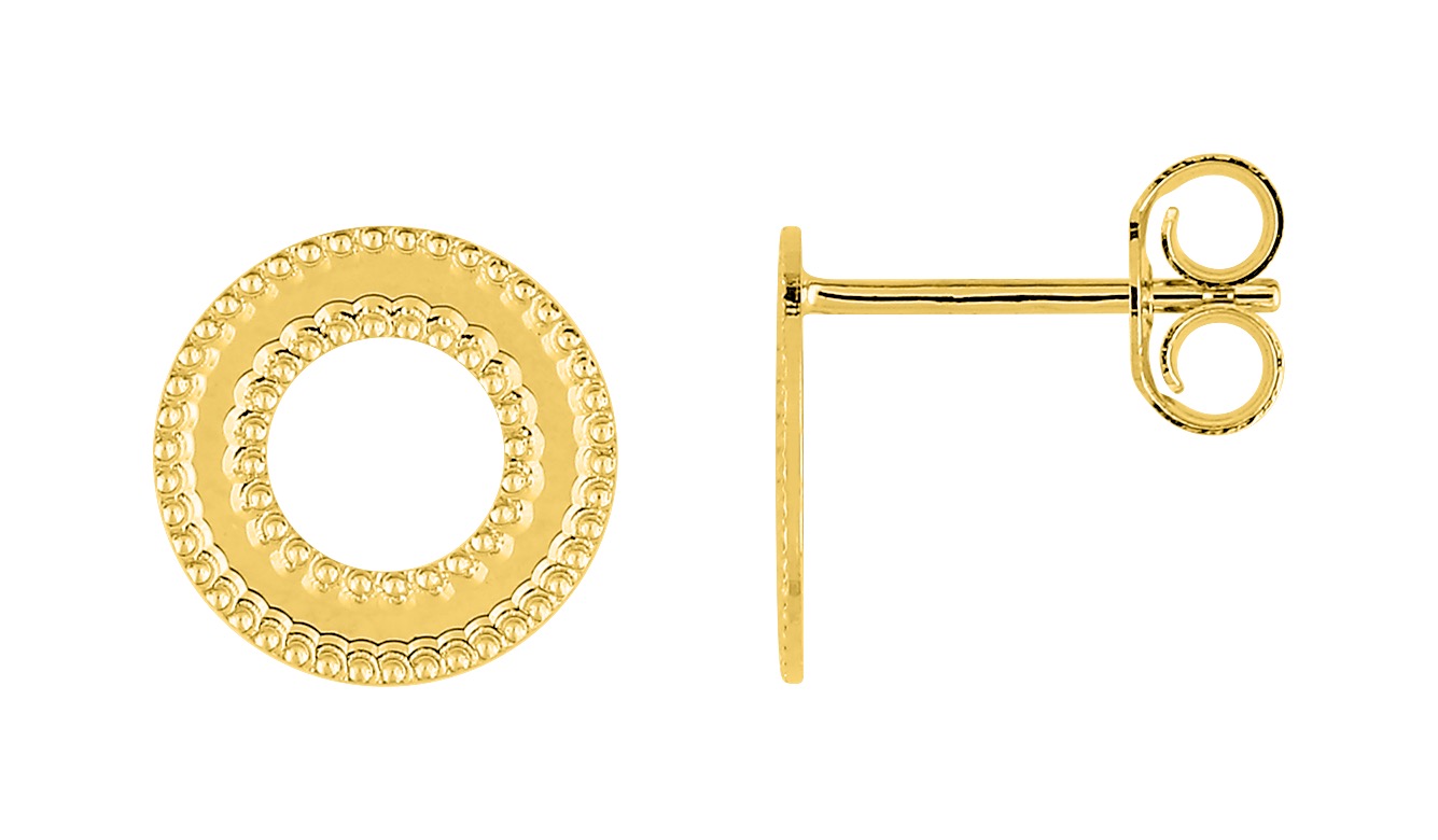 Boucles d\'oreilles Or 18 Carats