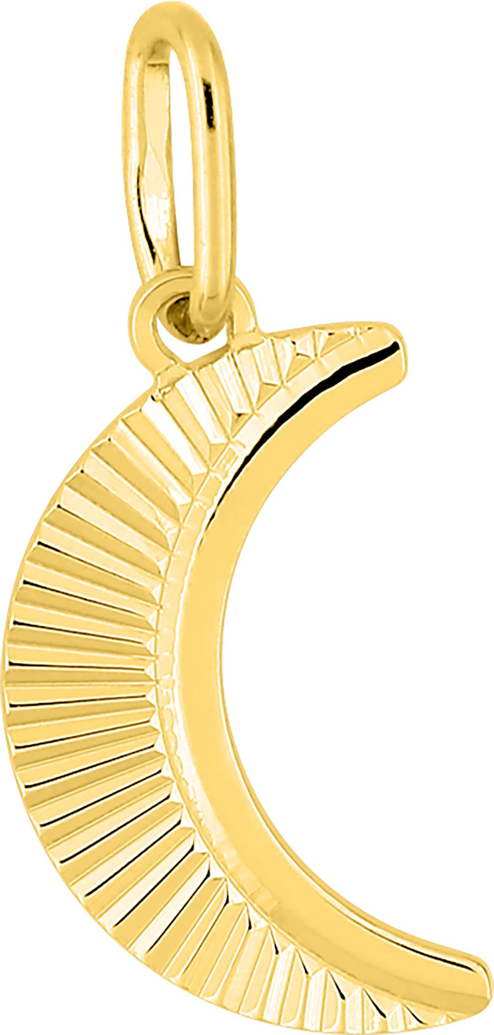 Pendentif lune · Or jaune 18 carats