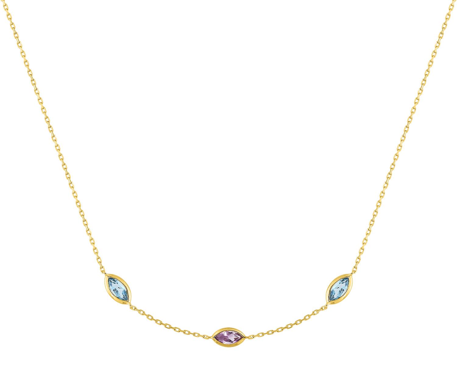 Collier multi-pierres nacre · Or jaune 18 carats