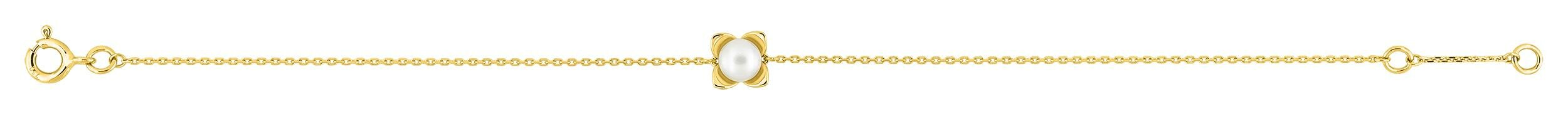 Bracelet perle de culture d\'eau douce · Or jaune 18 carats