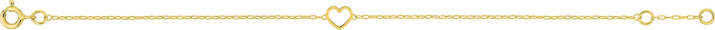 Bracelet cœur · Or jaune 18 carats