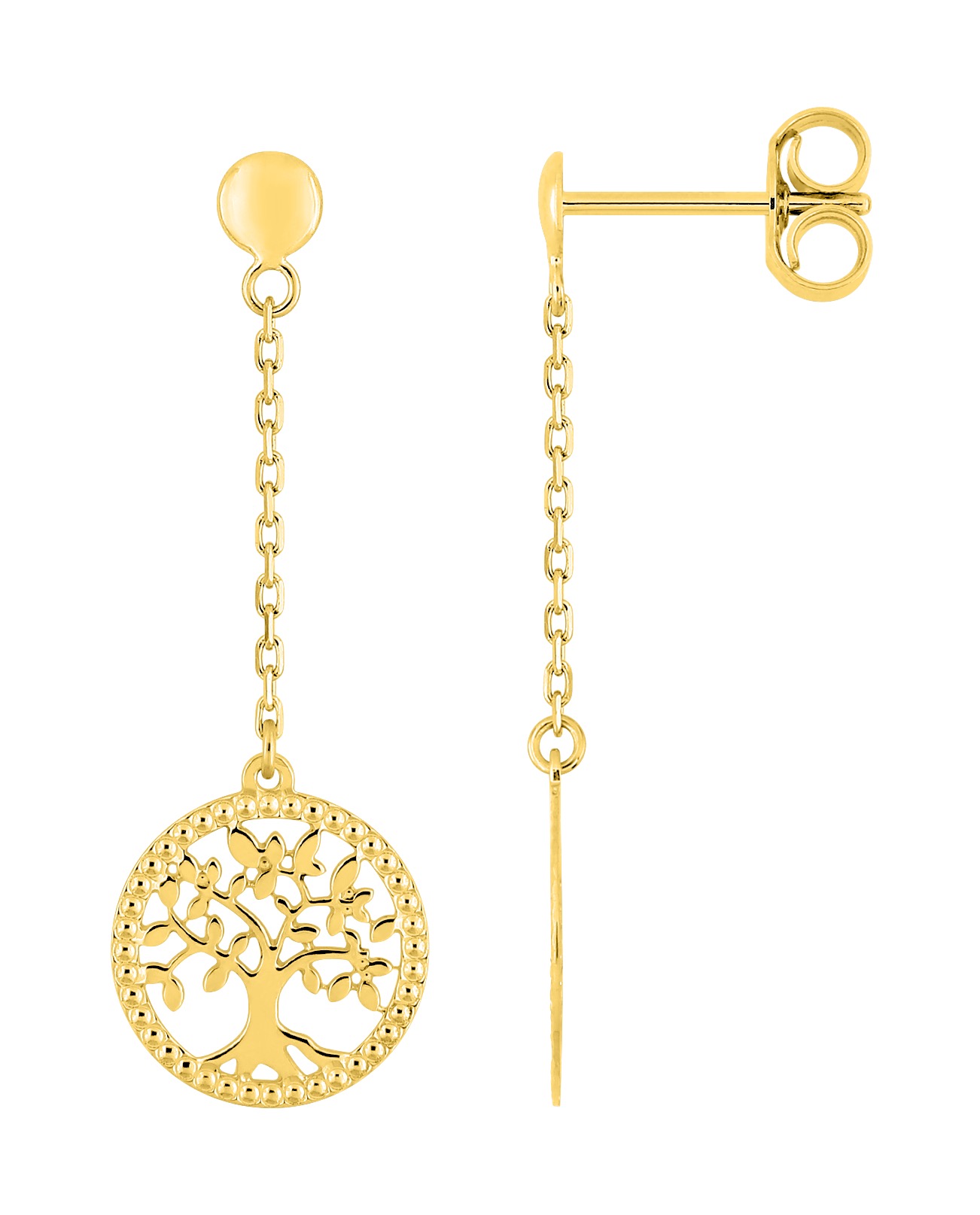 Boucles d\'oreilles Or 18 Carats
