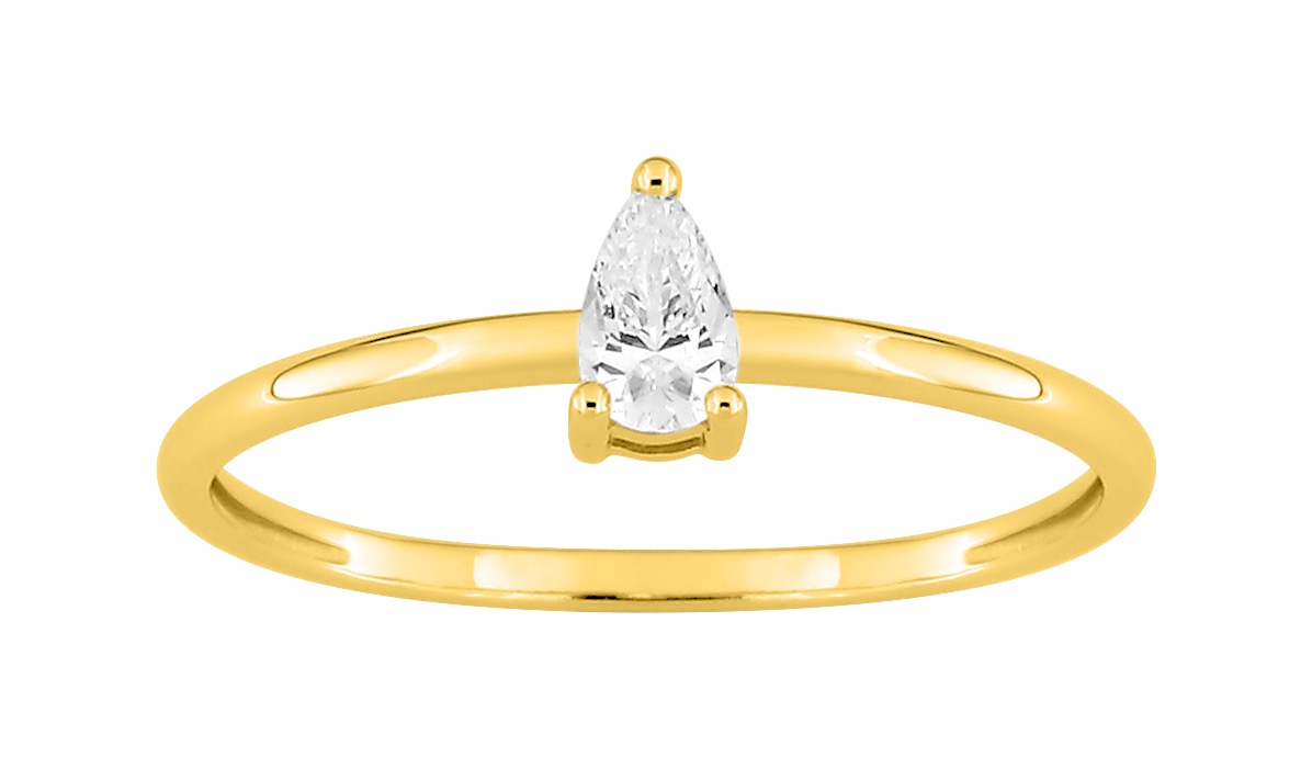 Solitaire Diamant 0.25ct GH-SI Or 18 Carats