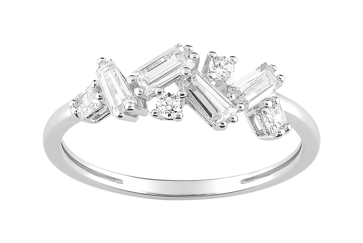 Bague Oxyde de Zirconium Or 18 Carats