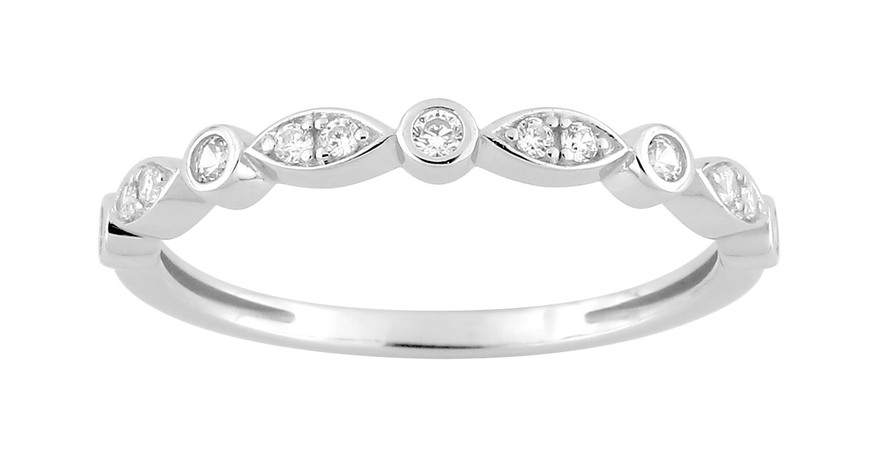 Bague Oxyde de Zirconium Or 18 Carats