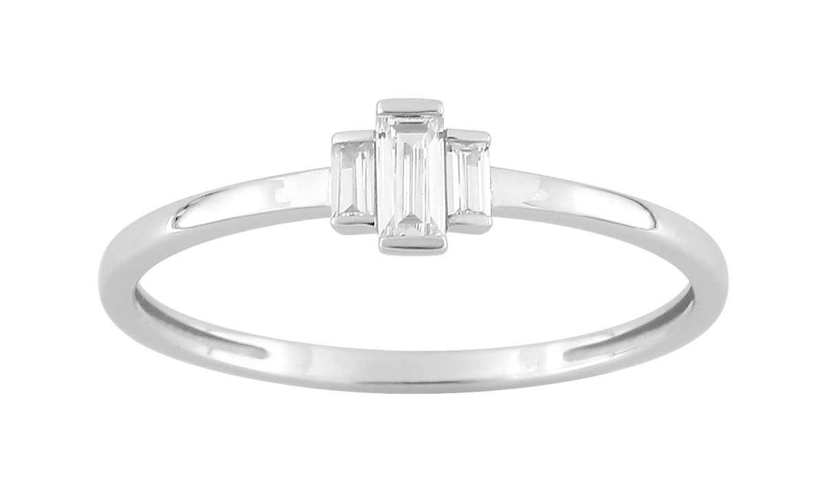 Bague Oxyde de Zirconium Or 18 Carats