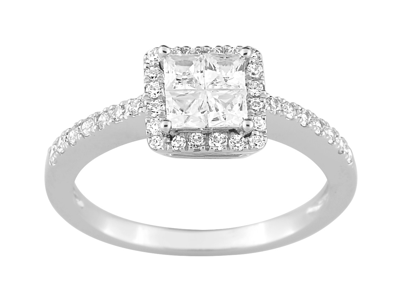 Bague Oxyde de Zirconium Or 18 Carats