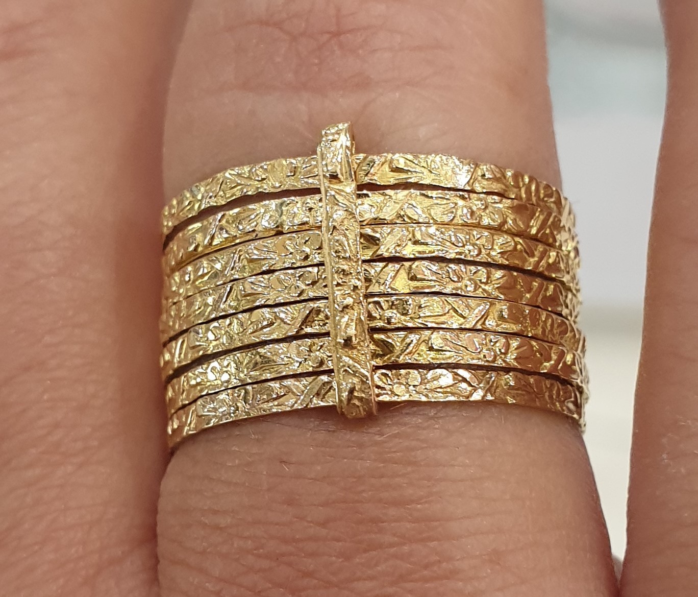 Bague semainier or 18 carats sale