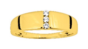 Bague Oxyde de Zirconium Or 18 Carats