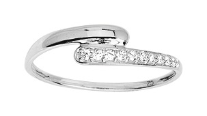Bague Oxyde de Zirconium Or 18 Carats