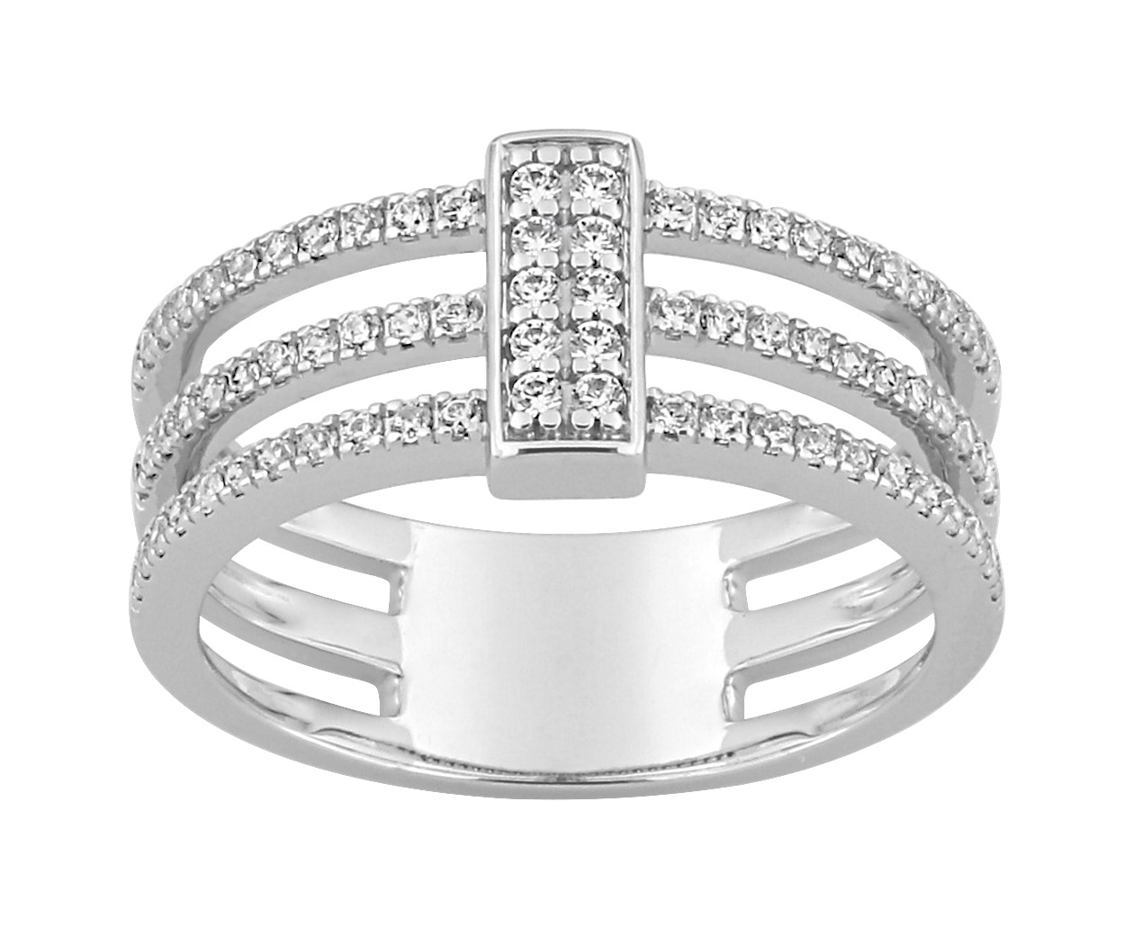 Bague Oxyde de Zirconium Or 18 Carats