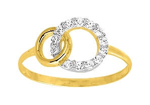 Bague Rhodium Or 18 Carats