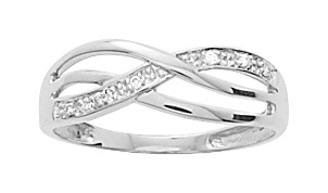 Bague Oxyde de Zirconium Or 18 Carats