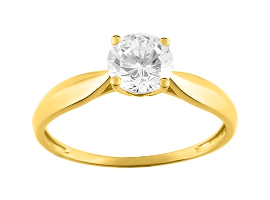 Bague Oxyde de Zirconium Or 18 Carats