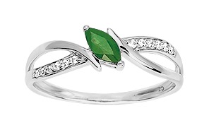 Bague Rubis/Emeraude/Saphir Or 18 Carats