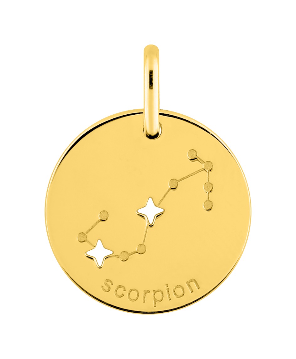 Pendentif Zodiaque Scorpion Or 18 Carats