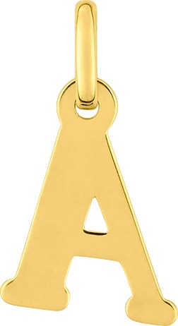 Pendentif Lettre Or 18 Carats