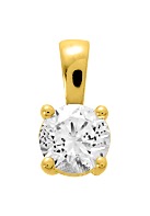 Pendentif Or & Oxydes de Zirconium 18 Carats