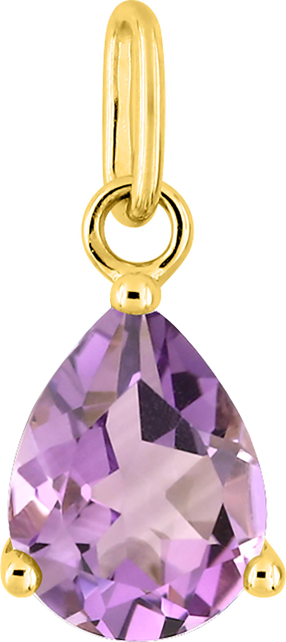 Pendentif Or 18 Carats & Améthyste