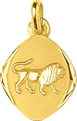 Pendentif Zodiaque Lion Or 18 Carats