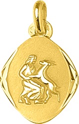Pendentif Zodiaque Vierge Or 18 Carats
