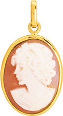 Pendentif Camée Or 18 Carats