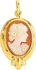 Pendentif Camée Or 18 Carats