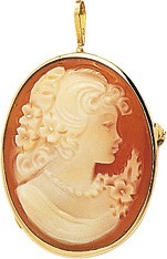 Pendentif Camée Or 18 Carats