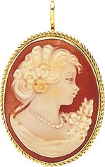 Pendentif Camée Or 18 Carats