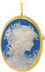 Pendentif Camée Or 18 Carats