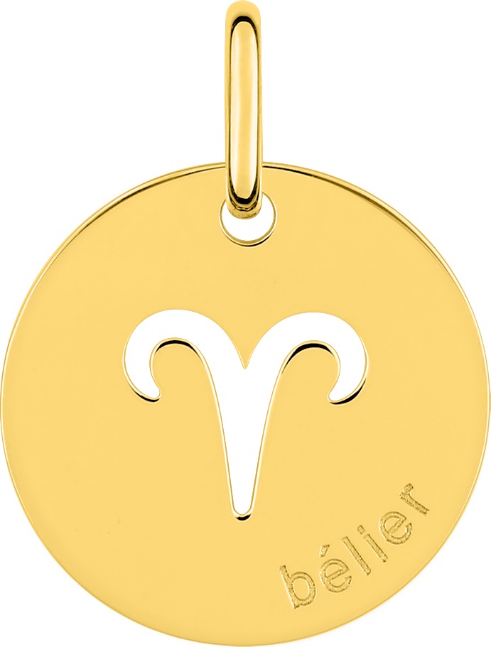 Pendentif Zodiaque Bélier Or 18 Carats