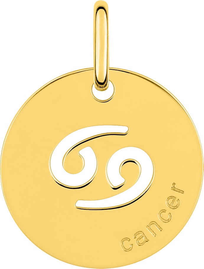 Pendentif Zodiaque Cancer Or 18 Carats