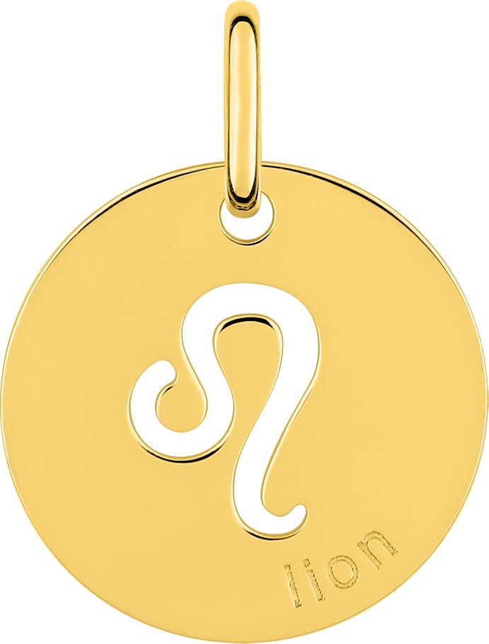 Pendentif Zodiaque Lion Or 18 Carats