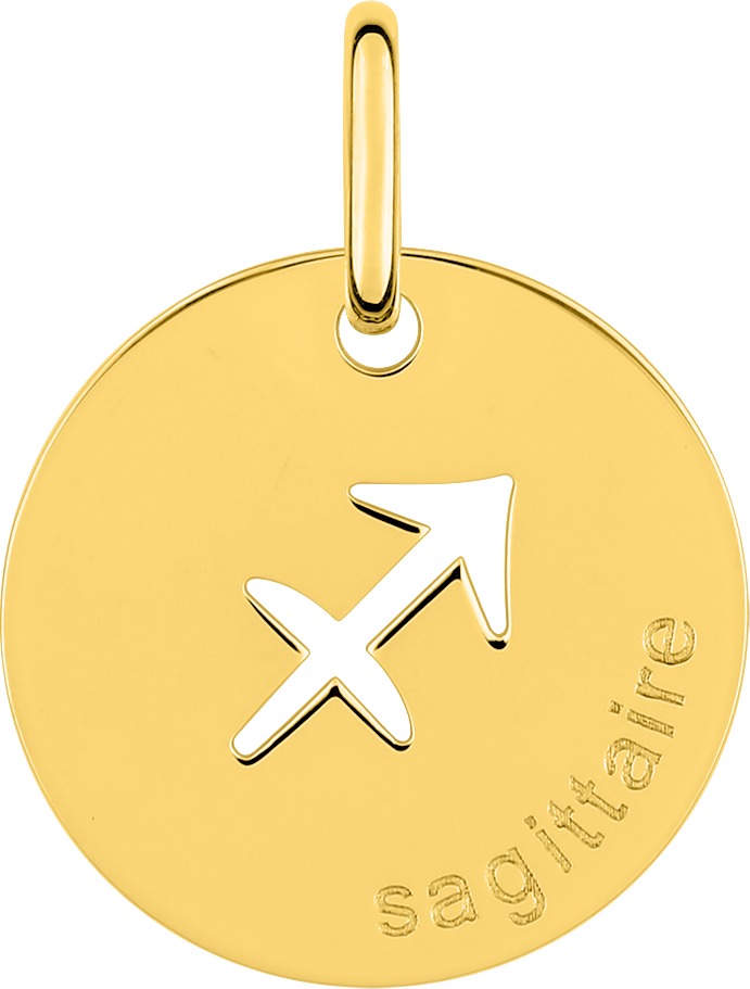 Pendentif Zodiaque Sagittaire Or 18 Carats