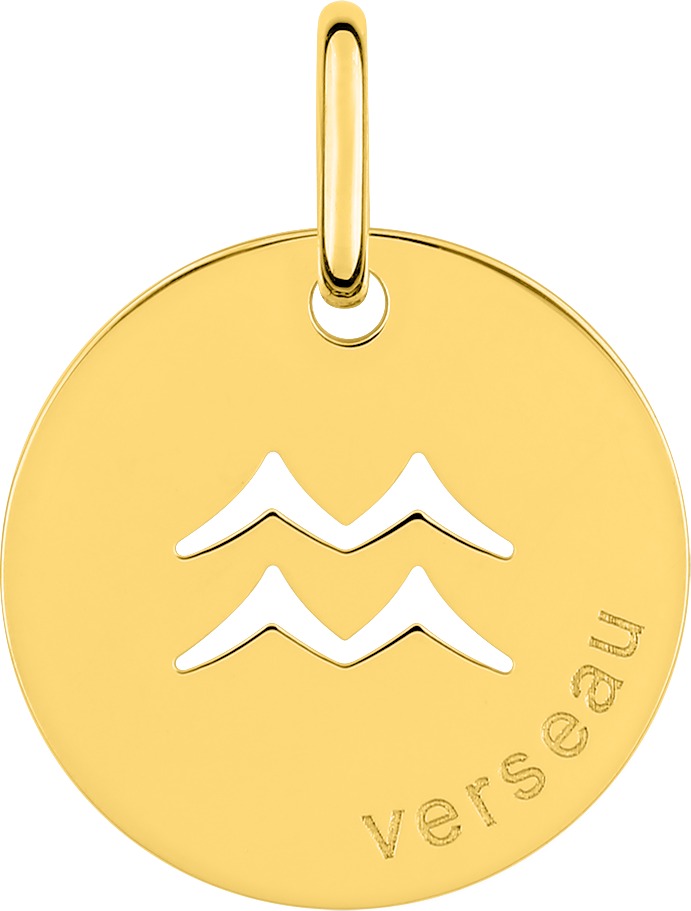 Pendentif Zodiaque Verseau Or 18 Carats
