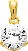 Pendentif Or & Oxydes de Zirconium 18 Carats