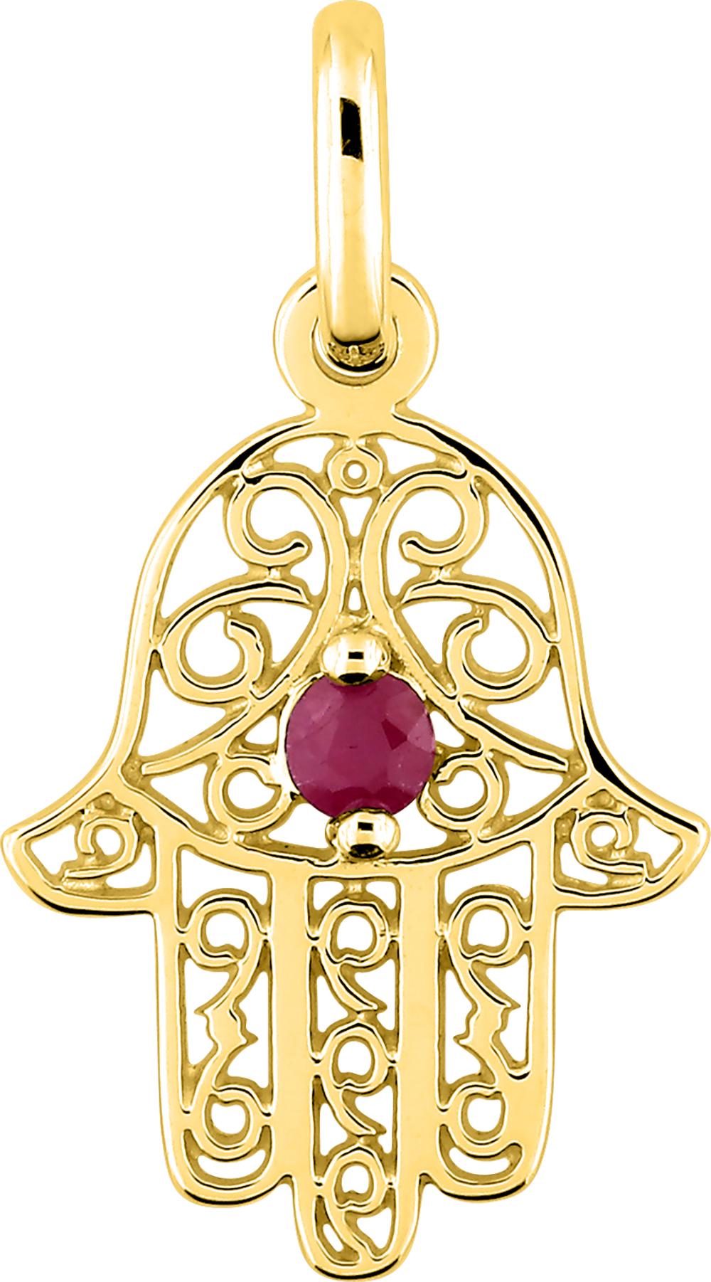 Pendentif Rubis & Or 18 Carats