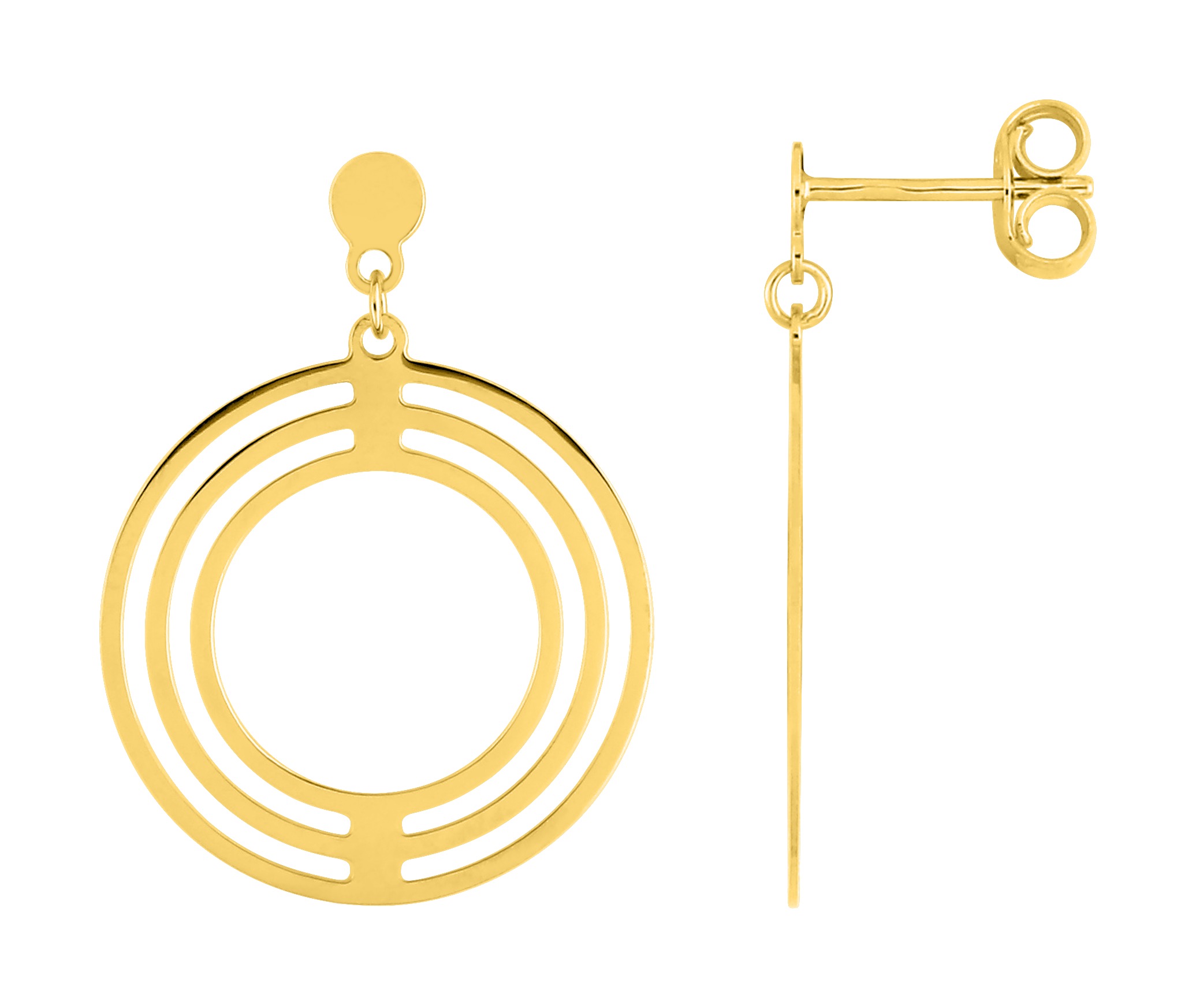 Boucles d\'oreilles Or 18 Carats